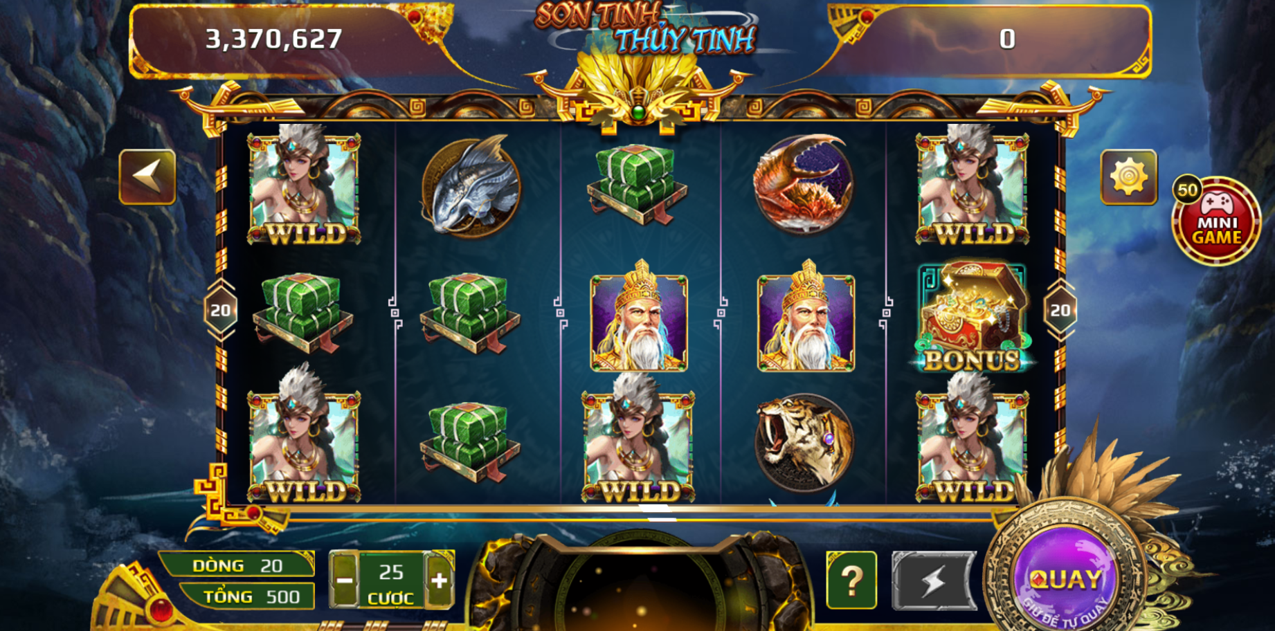Chiến thuật chơi game slot Sơn Tinh Thủy Tinh từ các cao thủ